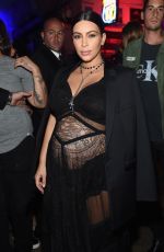 Pregnant KIM KARDASHIAN at Givenchy Fashion Show in New York 09/11/2015
