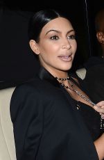Pregnant KIM KARDASHIAN at Givenchy Fashion Show in New York 09/11/2015