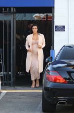 Pregnant KIM KARDASHIAN Leaves a Studio in Van Nuys 09/04/2015
