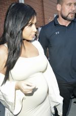 Pregnant KIM KARDASHIAN Leaves Her Apartment in New York 09/13/2015