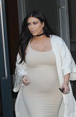 Pregnant KIM KARDASHIAN Leaves Her Apartment in New York 09/13/2015