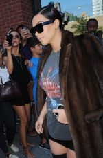 Pregnant KIM KARDASHIAN Leaves Her Apartment in New York 09/15/2015