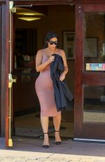 Pregnant KIM KARDASHIAN Out and About in Malibu 09/20/2015