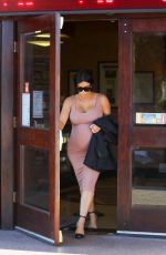 Pregnant KIM KARDASHIAN Out and About in Malibu 09/20/2015