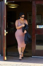 Pregnant KIM KARDASHIAN Out and About in Malibu 09/20/2015