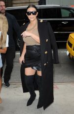 Pregnant KIM KARDASHIAN Out and About in New York 09/12/2015