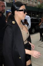 Pregnant KIM KARDASHIAN Out and About in New York 09/12/2015