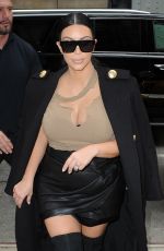 Pregnant KIM KARDASHIAN Out and About in New York 09/12/2015