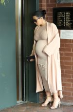 Pregnant KIM KARDASHIAN Out in Beverly Hills 09/27/2015