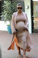 Pregnant KIM KARDASHIAN Out in Beverly Hills 09/27/2015