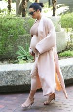 Pregnant KIM KARDASHIAN Out in Beverly Hills 09/27/2015