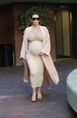 Pregnant KIM KARDASHIAN Out in Beverly Hills 09/27/2015
