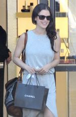 RACHEL BILSON Out Shopping in Beverly Hills 09/25/2015
