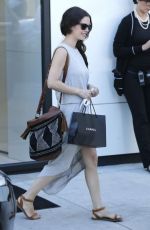 RACHEL BILSON Out Shopping in Beverly Hills 09/25/2015