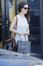 RACHEL BILSON Out Shopping in Beverly Hills 09/25/2015