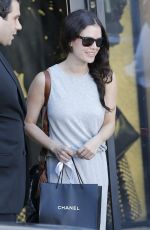 RACHEL BILSON Out Shopping in Beverly Hills 09/25/2015
