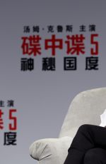 REBECCA FERGUSON at Mission: Impossible - Rogue Nation Press Conference in Shanghai 09/06/2015