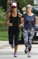 REESE WITHERSPOON Out Jogging in Brentwood 09/01/2015