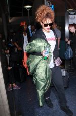 RIHANNA Arrives at Los Angeles International Airport 09/02/2015