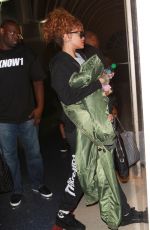 RIHANNA Arrives at Los Angeles International Airport 09/02/2015