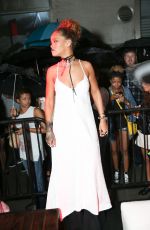 RIHANNA at Her Party at New York Edition in New York 09/10/2015