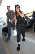 RIHANNA at Los Angeles International Airport 09/24/2015