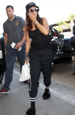 RIHANNA at Los Angeles International Airport 09/24/2015