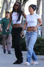 RIHANNA in Ripped Jeans Out in Los Angeles 09/06/2015