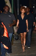 RIHANNA Night Out in New York 09/07/2015