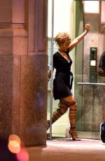 RIHANNA Night Out in New York 09/07/2015