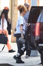 RIHANNA Out and About in New York 09/01/2015