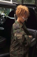 RIHANNA Out and About in New York 09/10/2015