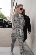 RITA ORA Arrives at BBC Radio 1 Studios in London 09/02/2015