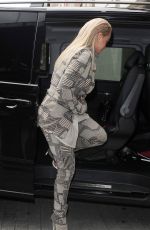 RITA ORA Arrives at BBC Radio 1 Studios in London 09/02/2015