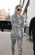 RITA ORA Arrives at BBC Radio 1 Studios in London 09/02/2015