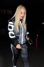 RITA ORA Arrives at Her Adidas Collection Launch in London 09/04/2015
