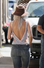 RITA ORA Arrives at Jimmy Kimmel Live in Hollywood 09/08/2015