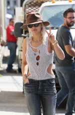 RITA ORA Arrives at Jimmy Kimmel Live in Hollywood 09/08/2015