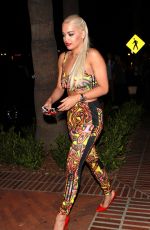 RITA ORA at Republic Records VMA Afterparty in West Hollywood