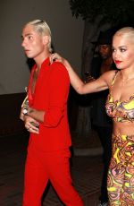 RITA ORA at Republic Records VMA Afterparty in West Hollywood