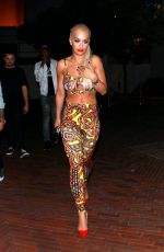 RITA ORA at Republic Records VMA Afterparty in West Hollywood