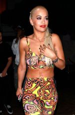 RITA ORA at Republic Records VMA Afterparty in West Hollywood