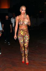 RITA ORA at Republic Records VMA Afterparty in West Hollywood