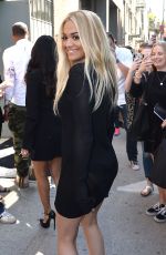 RITA ORA at Vera Wang Fashion Show at New York Fashion Week 09/15/2015
