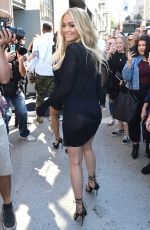 RITA ORA at Vera Wang Fashion Show at New York Fashion Week 09/15/2015