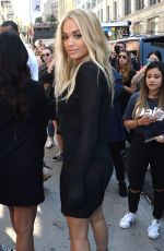 RITA ORA at Vera Wang Fashion Show at New York Fashion Week 09/15/2015
