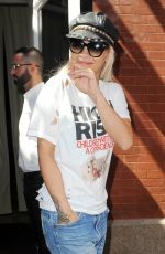 RITA ORA Leaves Her Hotel in New York 09/17/2015
