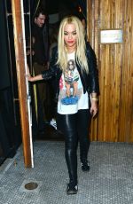 RITA ORA Leaves The Nice Guy in West Hollywood 09/20/2015