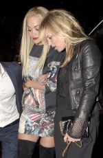 RITA ORA Night Out in London 09/04/2015