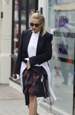 RITA ORA on a Promo Tour for Her New Single Body on Me in London 09/03/2015